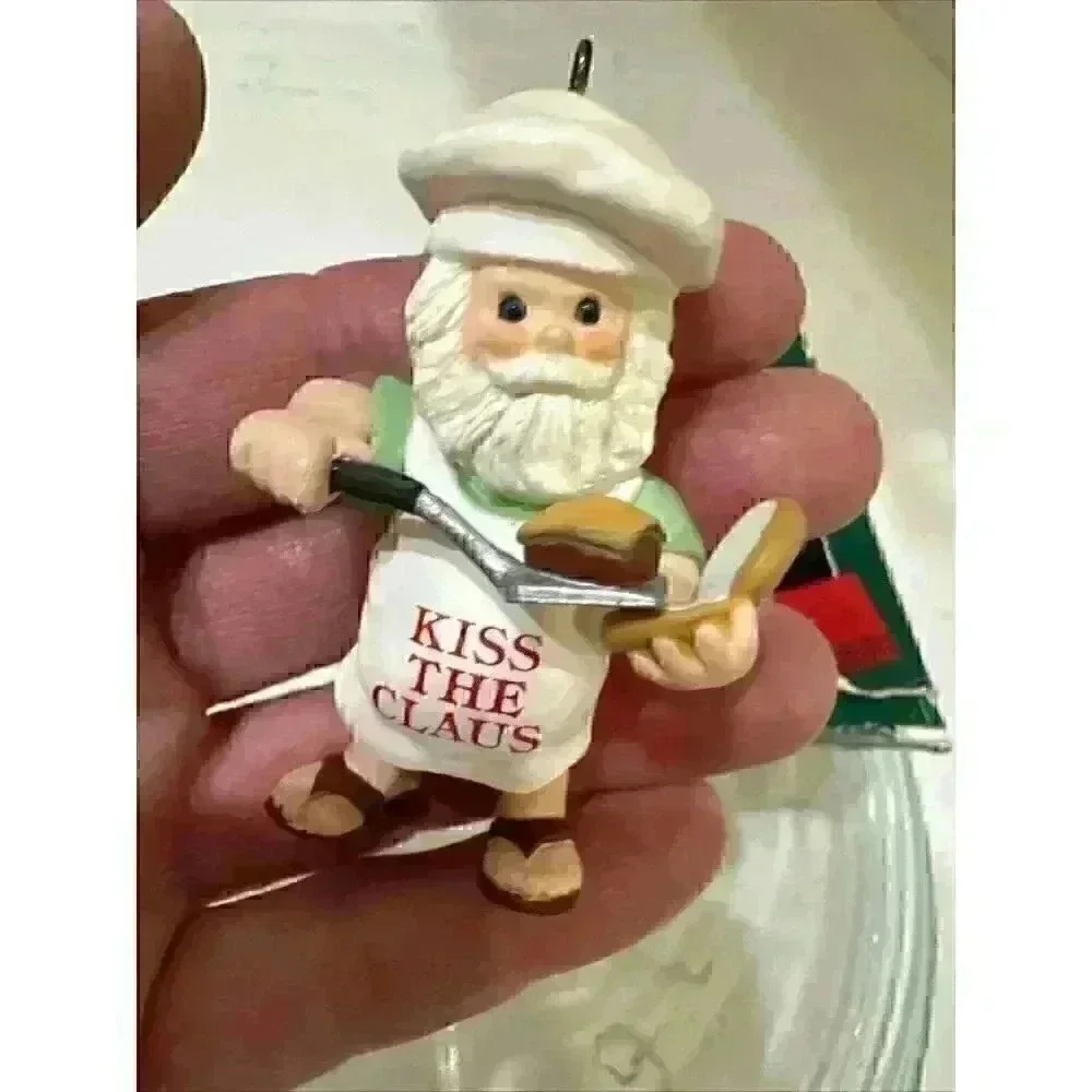 Hallmark Christmas Ornament 1988 Kiss The Claus